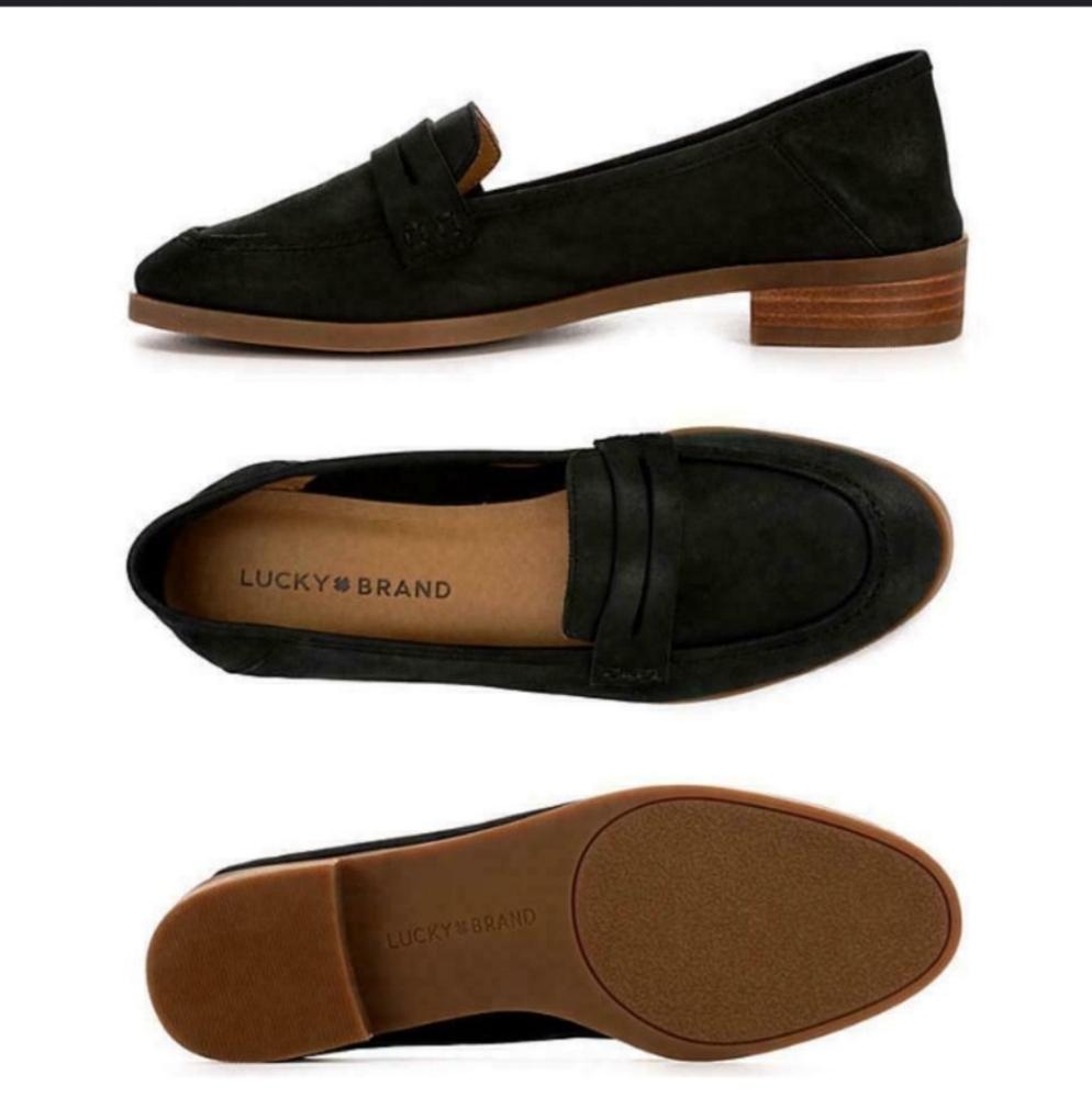 Lucky Brand Black Loafers